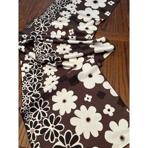 Vintage Therese Ahrens MOD Groovy Flower Scarf 60s Retro Large